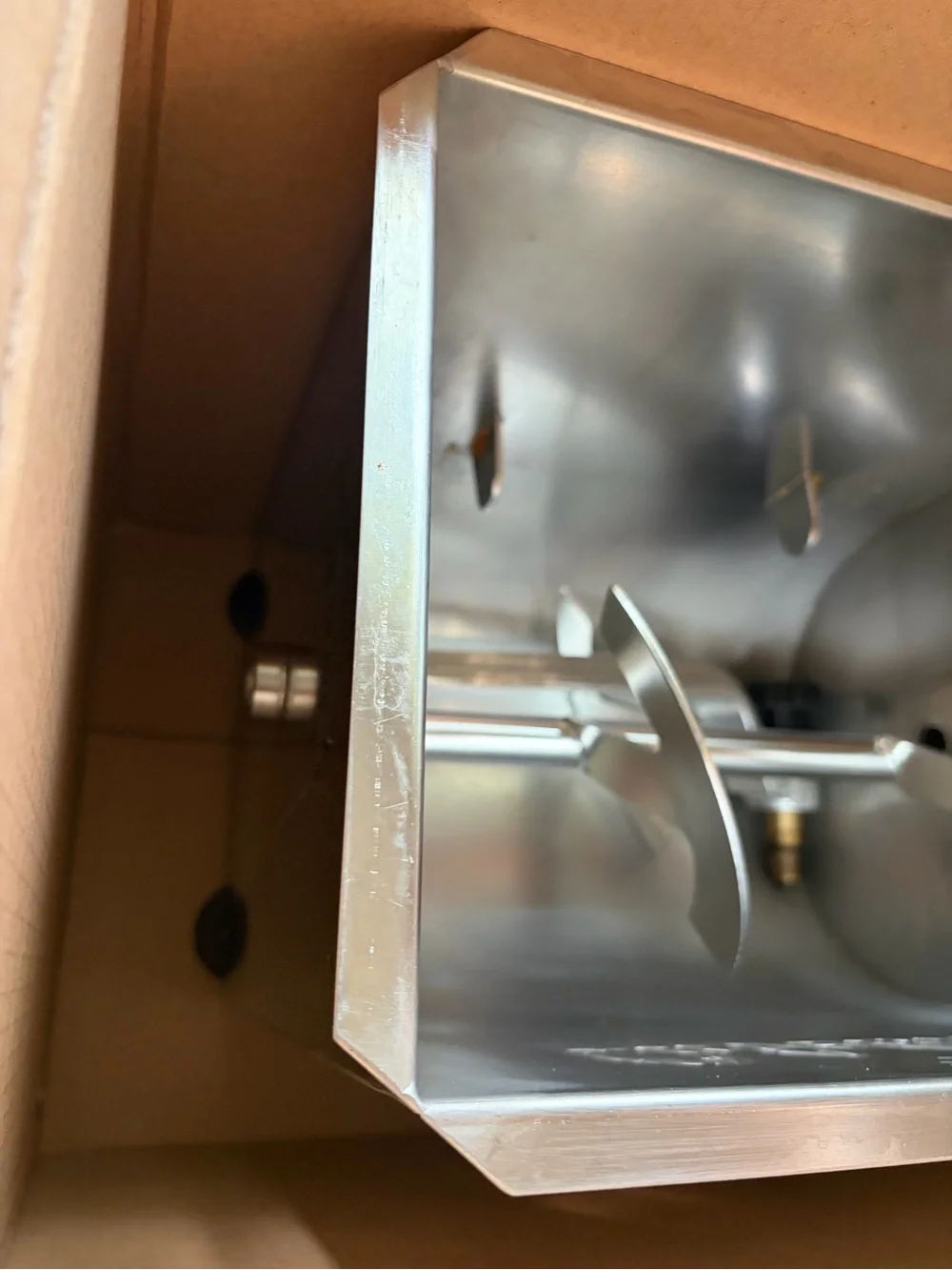 Cabela's Heavy Duty Stainless Steel Meat Mixer with Clear Lid Model #54-1001